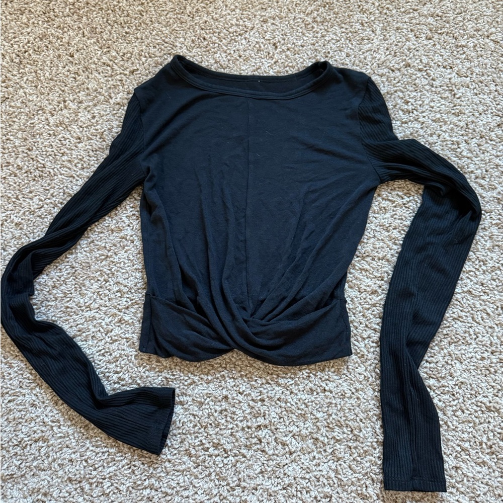 All Yoga crisscross long sleeve top